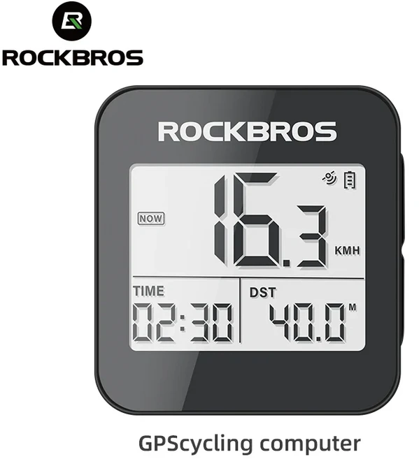 네비게이션 속도계 ROCKBROS 자전거 컴퓨터 GPS 속도계 방수 무선 디지털 스톱워치 사이클링 주행 거리계 M, 01 G1, 1개
