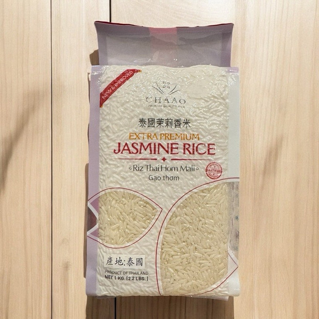 CHAAO 泰國茉莉香米, 1個, 1kg, 無分級