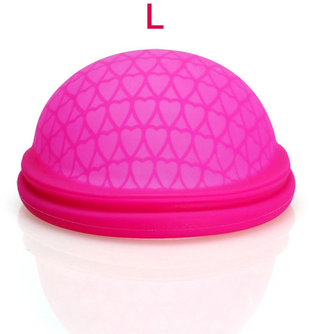 Friendly 삽입형 실리콘 생리컵 생리대 안전한 닉스컵 월경컵 L/S 사이즈, L, 1개, 1개입