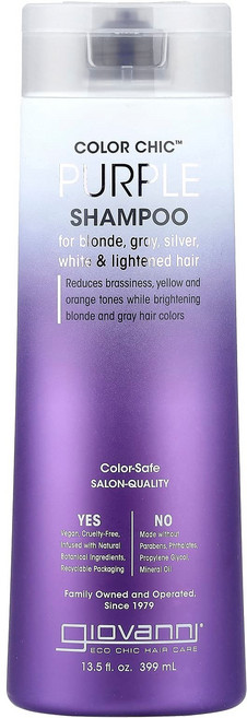 지오바니 Color Chic 퍼플 샴푸 399ml(13.5fl oz) GIO-18980, 1개, 399ml