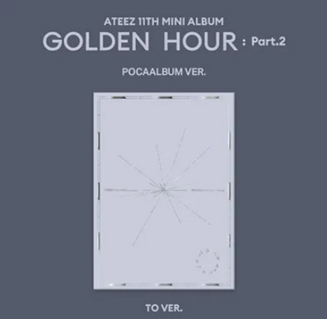 [Ateez] 에이티즈 미니11집 골든아워 파트2 포카앨범 golden hour part.2 poca album [For 버전]