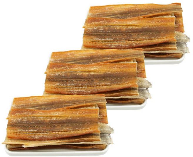 면역력과 혈액순환에 좋은 강아지수제간식 국내산 고단백 영양식 간식, 3개, 60g, 장어