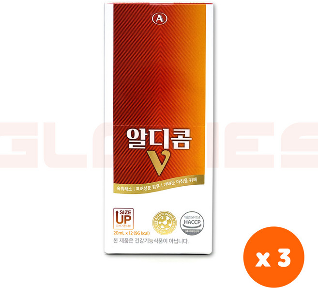 알디콤V 숙취해소제, 36개, 20ml