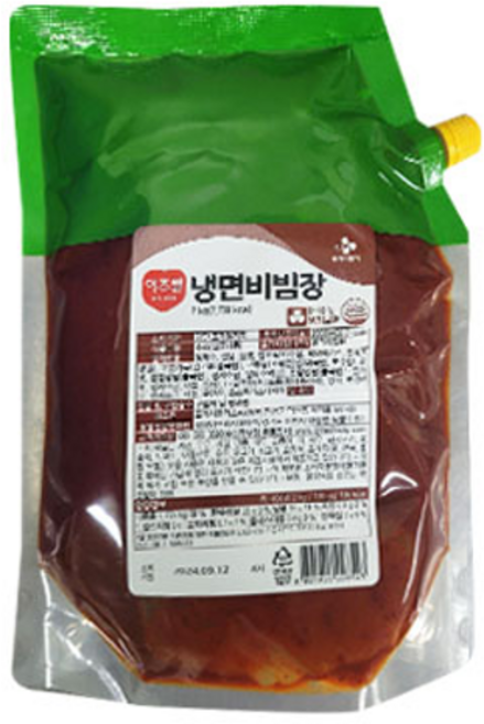 이츠웰 냉면비빔장, 1개, 2kg