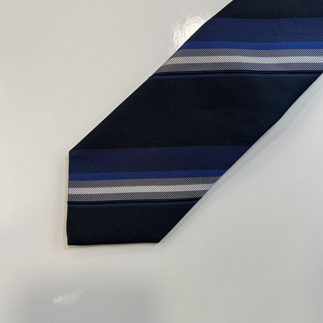 파렌하이트 23SS 블루 럭셔리 레지멘탈 타이 FGATA0142