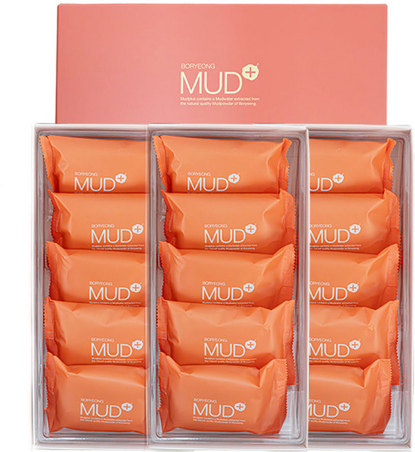 보령머드 클렌징비누 보령머드솝(2입/5개입)(오후 3시 이전 주문 결제시 출고), 15개입