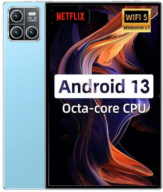 2026년 신형 10인치 RAM 플레이 LTE 8GB 와이파이 4G SIM 256GB ROM 태블릿 카메라 전화 5G 옥타 IPS 코어 스크린 PC 듀얼, Standard, 파란색