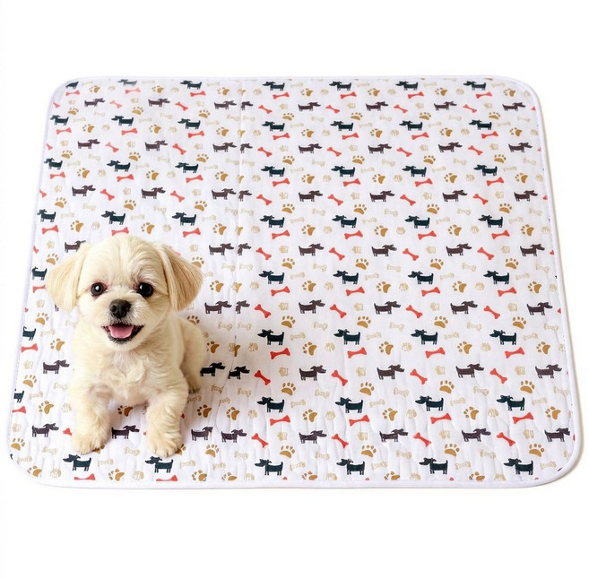 강아지 배변패드 빨아쓰는 방수매트 배변매트 세척 특대형 아임펫벳, 1개, 화이트