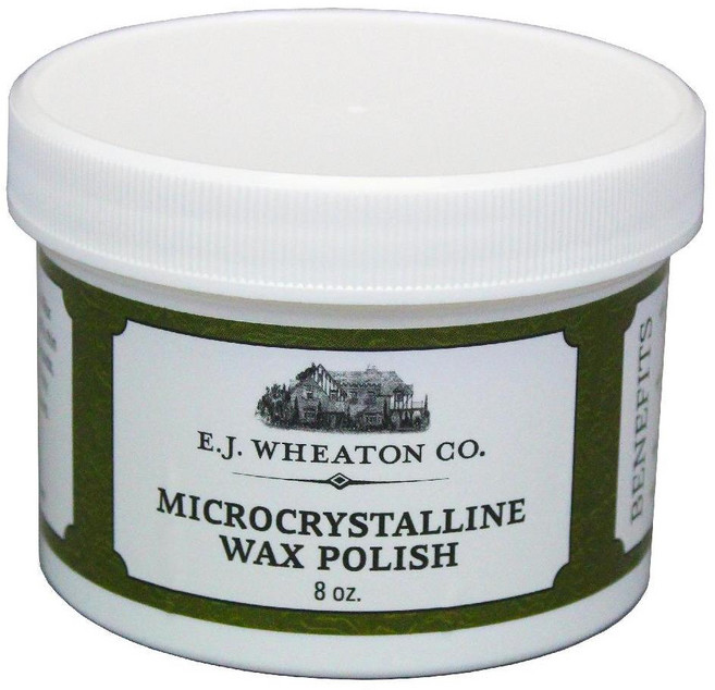 EJ Wheaton Co. 미정질 왁스 광택제 금속 가죽 목재 표면 보존 보호 8oz, 1개, 8 oz.