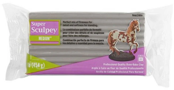 슈퍼 스컬피 1LB / 점토 폴리머클레이 sculpey 454g, 연회색, 1개 - 쿠팡