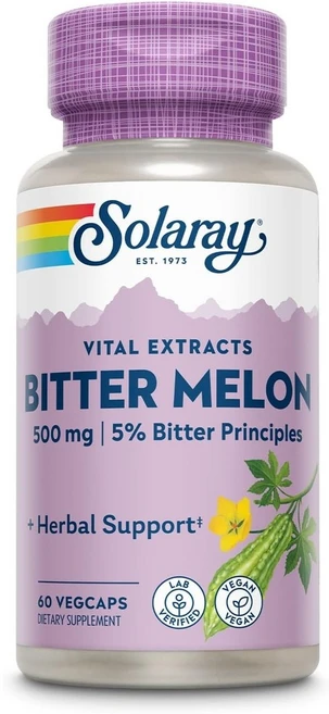 솔라레이 비터멜론 여주추출물 60캡슐, 1개 - 쿠팡