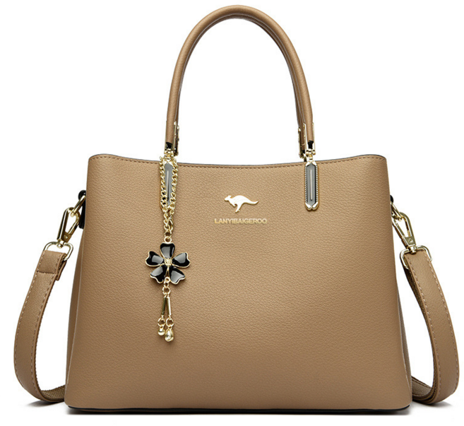 리치모리 가죽 클로버 토트 크로스백