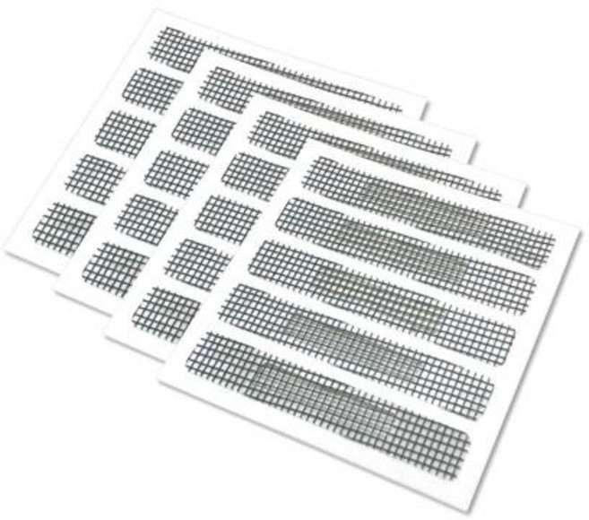 생활낙원 방충망 보수테이프 물구멍막이 방충망시트 70mm*10mm (20개입), 1개
