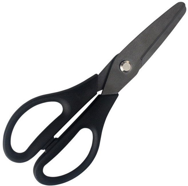 교세라 Kyocera 포에버 실버 KYOCERA 블랙 가위 주방 세라믹, 블랙 8인치 가위 길이 20 2, 1개