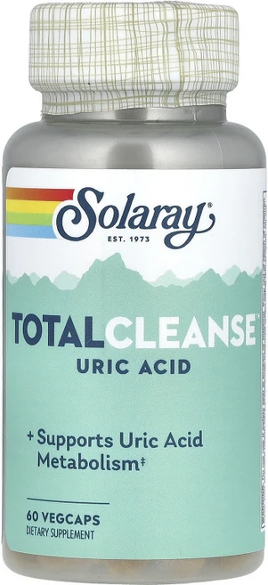 솔라레이 토탈클렌즈 요산 60캡슐 타트체리 브로멜라인 퀘르세틴 셀러리추출물 UricAcid, 1개 - 쿠팡