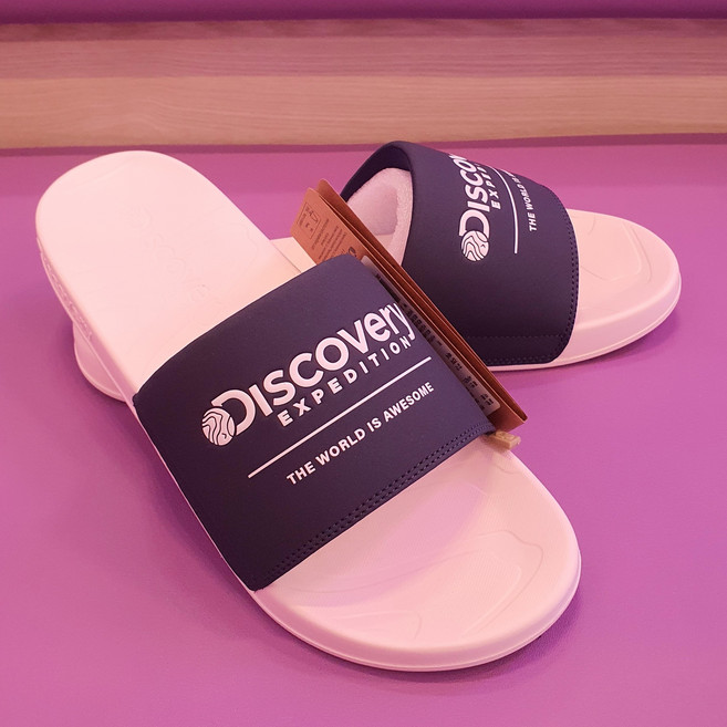 [국내매장정품] 디스커버리 슬리퍼 샌드라인 네이비