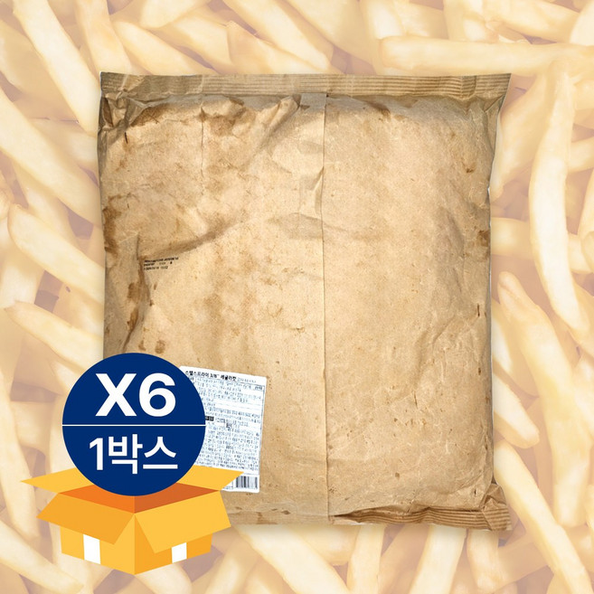 램웨스턴 레귤러컷 감자튀김 막대감자, 6개, 2.27kg