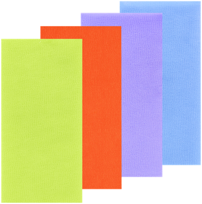 송월타올 후레쉬 샤워타월 (5매), 주황