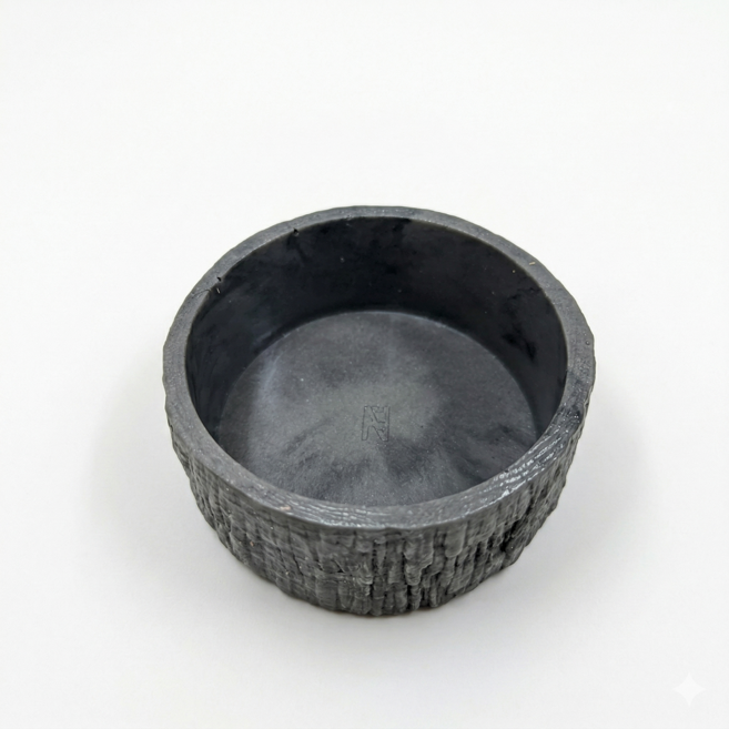 NRC인조코르크 스네이크물그릇 중사이즈 NR-S41, 1개, 블랙마블