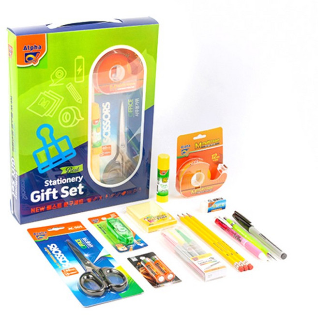 알파문구 NEW 베스트 문구세트 13종, 단품, 단품