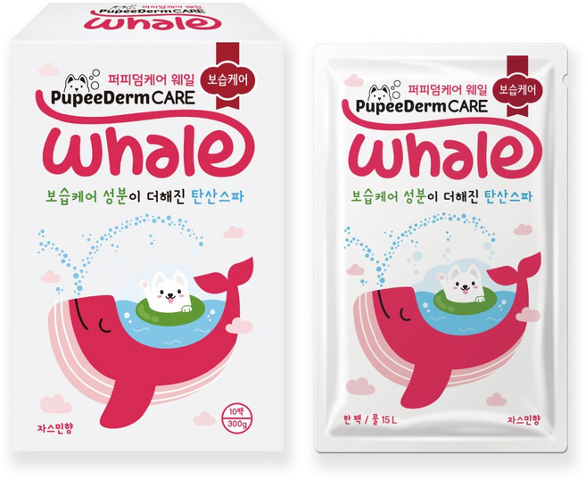 [퍼피덤케어] 웨일탄산스파 박스 30gx10개 자스민(보습), 10개, 30g