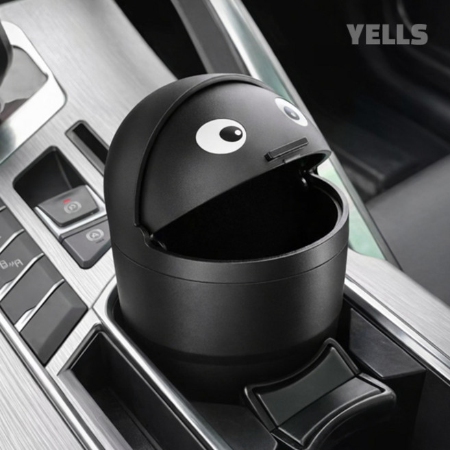 옐스 차량용 미니 컵홀더 휴지통, 1개, 컵홀더 미니 휴지통(블랙)