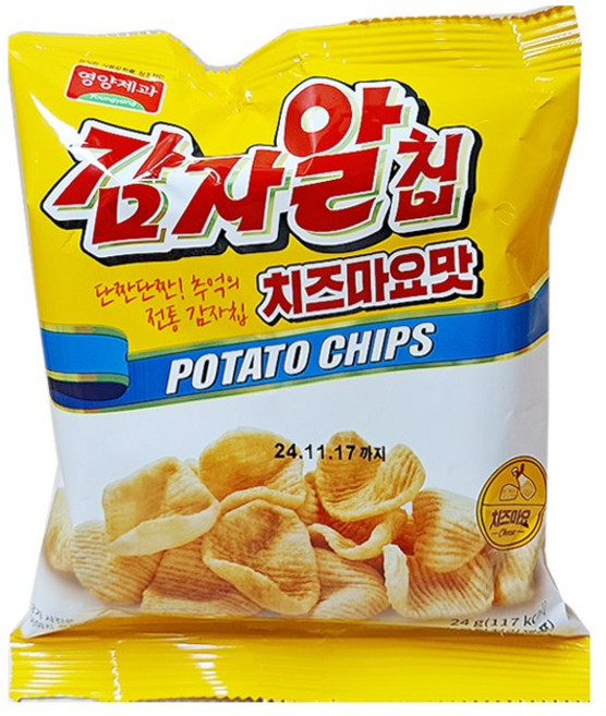 감자알칩 치즈마요맛 24g, 1개