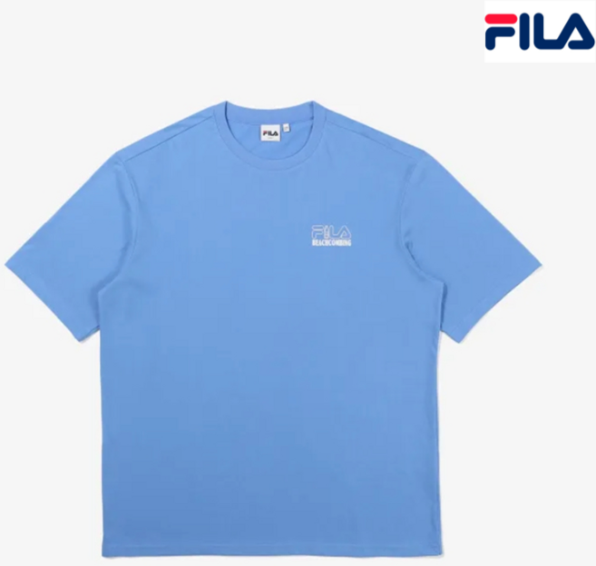 휠라성인 공용 FILA 비치코밍 그래픽 반팔티셔츠 FS2RSE2115X