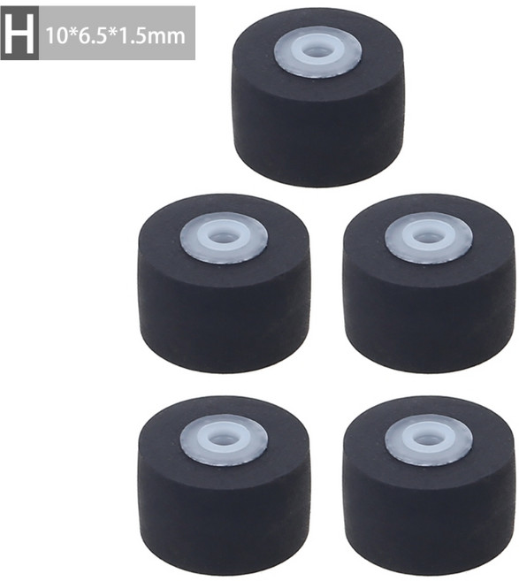 호환 5Pcs 카트리지 라디오 롤러 테이프 레코더 압력 카세트 벨트 풀리 플레이어, 08 H, 08 H