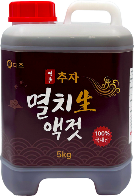 두도액젓 다조푸드 명품 추자 국산 멸치액젓, 1개, 4L