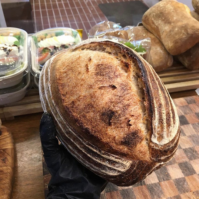 [시간을담다베이커리] 기본사워도우 비건빵, 430g, 1개