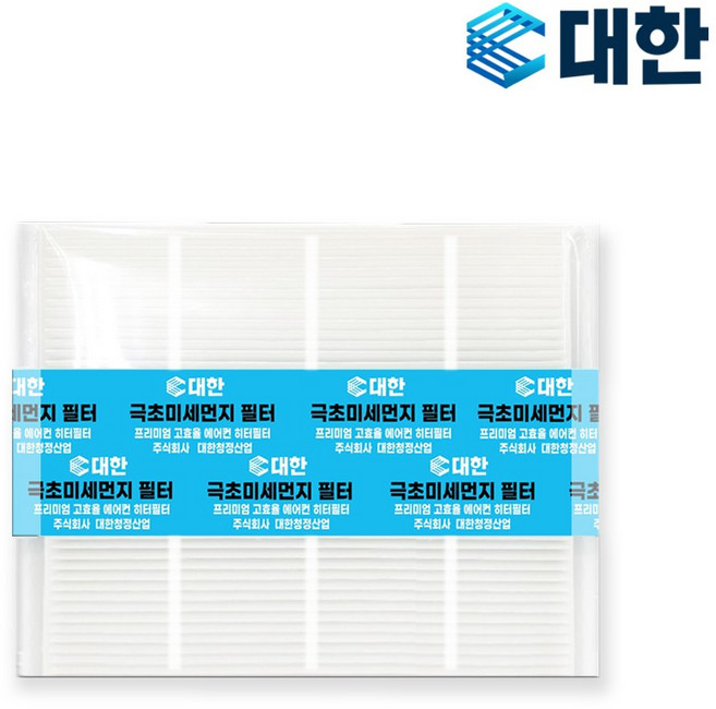 대한 PM0.3 헤파필터 자동차 차량용 에어컨필터, 1개, H115