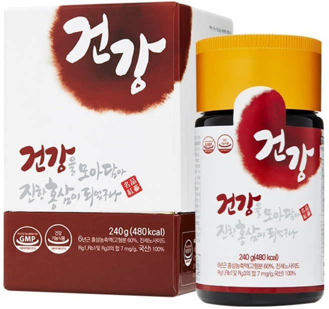 본사_대동고려삼 6년근 진한 건강 홍삼정 홍삼 농축액 240g x 1병, 1개