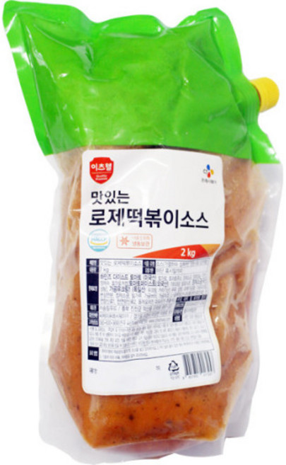 CJ 이츠웰 로제떡볶이소스 2kg, 1개