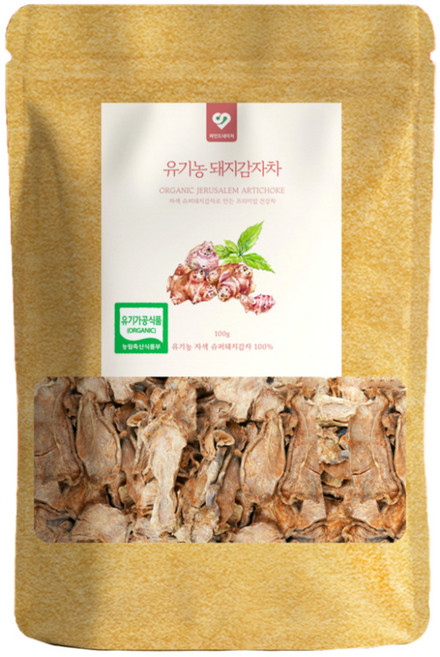 국산 볶은 유기농 돼지감자차, 1개, 1개입, 100g