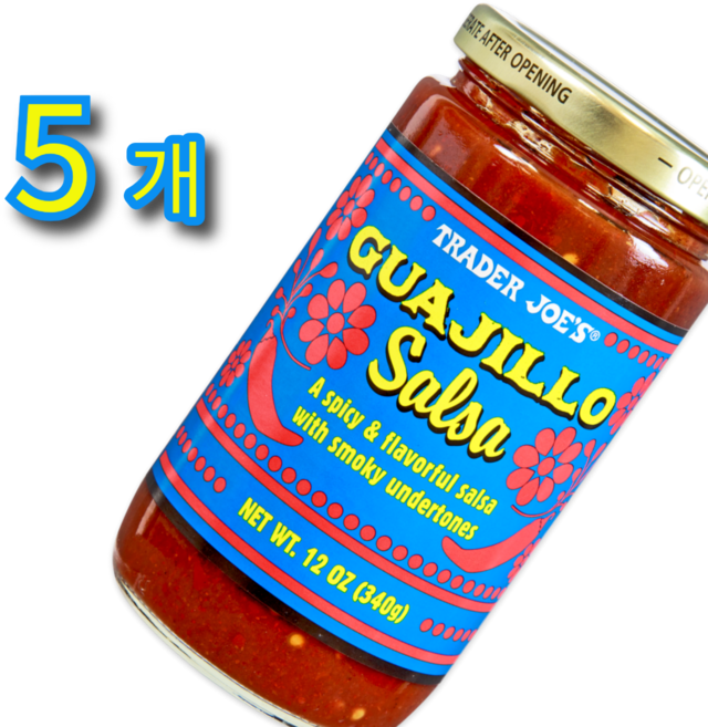 트레이더조 과히요 살사 소스, 5개, 340g