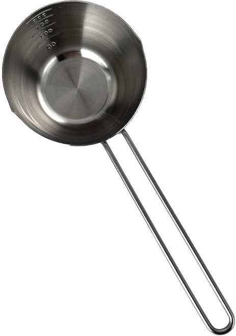 치타세렝게티 국산 고급 긴 손잡이 스텐 계량컵 200, 1개, 스테인리스, 200ml