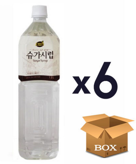 리치스 슈가시럽, 1.5L, 6개