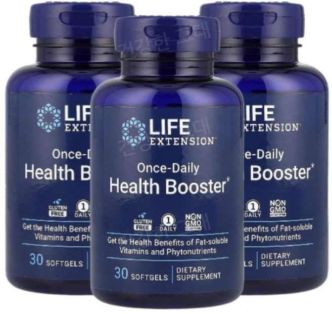 Life Extension 라이프 익스텐션 원스 데일리 헬스 부스터 멀티비타민, 3개, 30정 - 쿠팡