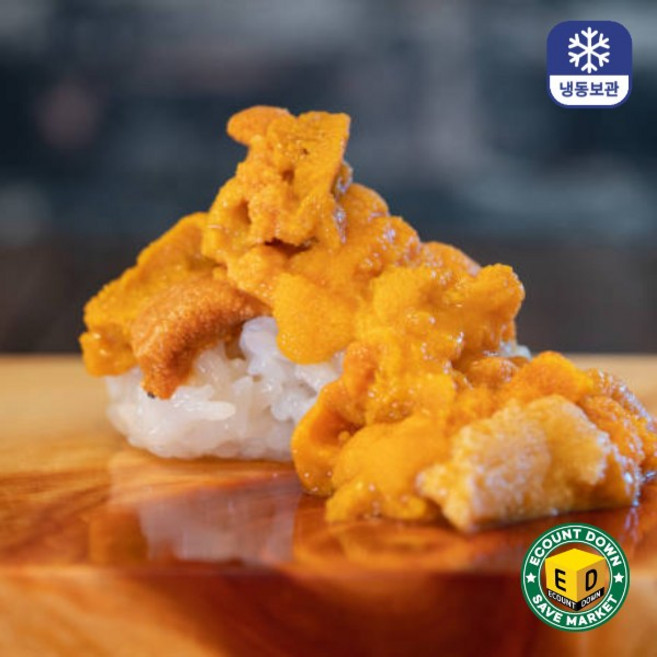 칠레산 프리미엄 냉동 성게알 우니, 1개, AA급 100G