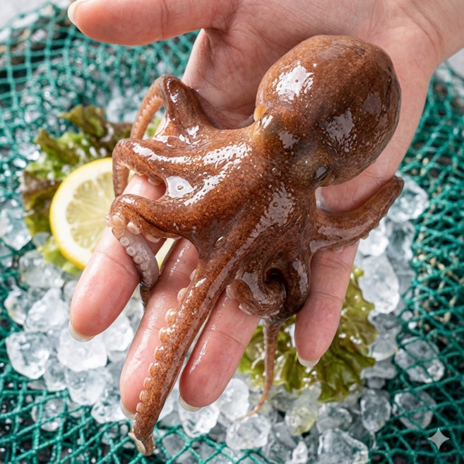 국내산 알배기 활 쭈꾸미 생물 산지직송 자연산 제철 알쭈꾸미, 1개, 1kg(7-13미)