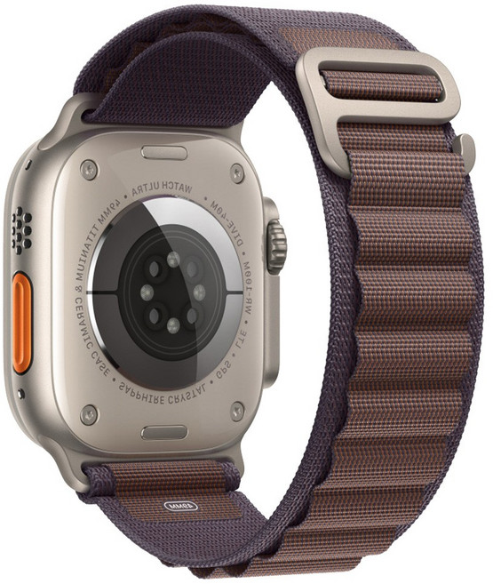 Fegwilde 애플워치 울트라 1/2/3 호환 스트랩 나일론 스포츠 알파인 루프 11 10 9 8 7 3 SE 1/2/3 38/40/41/42/44/45/46/49mm 밴드, 남빛