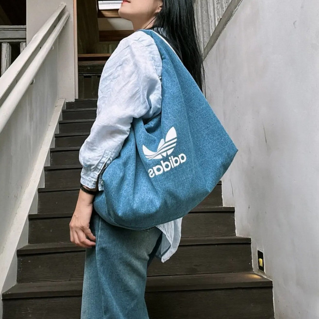 아디다스 오리지널 올웨이즈 숄더백 보부상백 데님 IX7693 블랙 IX7694