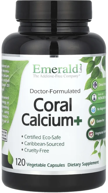 Emerald Laboratories 산호 칼슘+ 베지 캡슐 120정, Emerald Laboratories 산호 ..., 1개 - 쿠팡