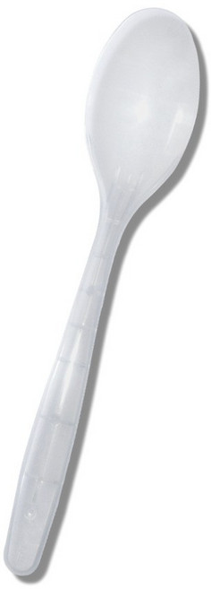 17.5cm 반투명 국밥 스푼 배달 일회용 숟가락 개별포장 1500개입 플라스틱 수저, 1개, 1500개