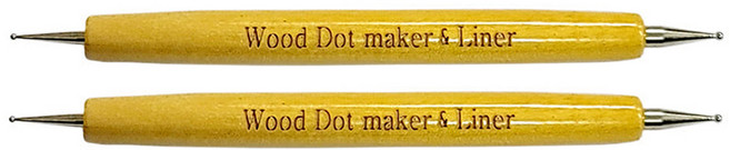 국산 먹지용 우드 철펜 철필, 2개, 혼합색상