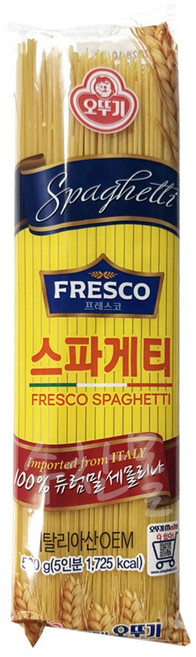 오뚜기 프레스코 스파게티, 4개, 500g