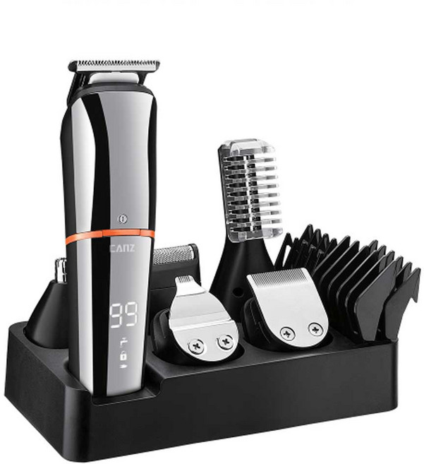 CANZ 6in1 그루밍 멀티 다용도 이발기 면도기 아동 남자 바리깡 셀프 미용, CA-TM8 다용도 이발기