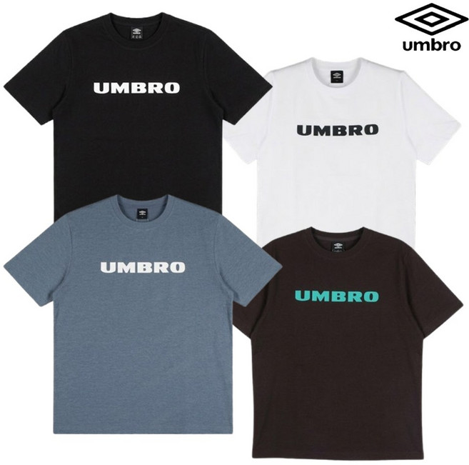 [엄브로] 26SS 매장판 남녀공용 프레쉬 빅레터링 반팔 티셔츠 UR121SRS12