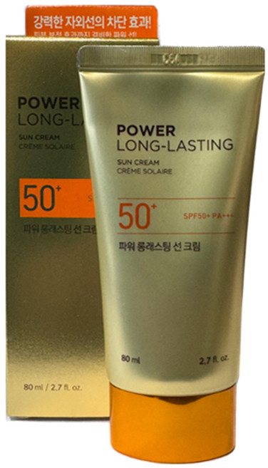 더페이스샵 파워 롱래스팅 선크림 대용량 (80ml) (SPF50+ PA+++)
